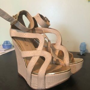 Tan Wedges